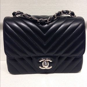 Chanel Chevron Mini in Lambskin